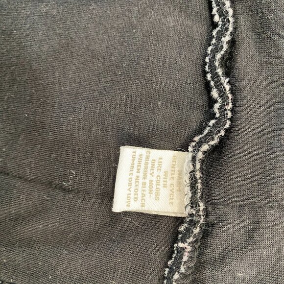 Vintage Charter Club Womens Vest Black Quilted Fleece Puffer Zip Snaps Pockets M - Picture 8 of 8